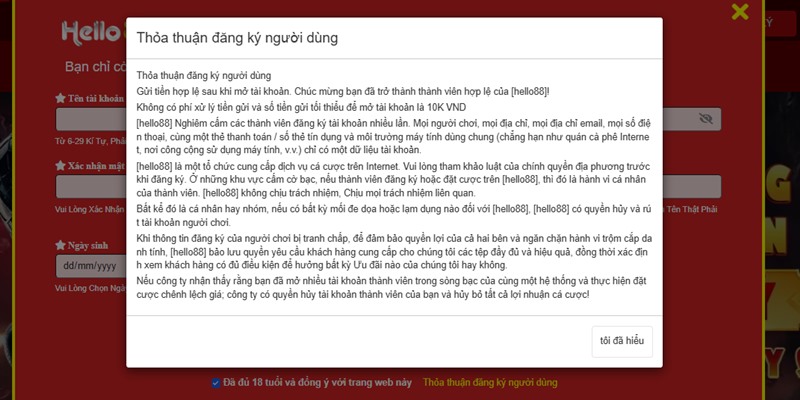 Khách hàng mở tài khoản chính thức cần lưu ý một vài điểm quan trọng